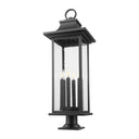 Z-Lite 36.75" High Tiberius 6 Light Outdoor Pier Mounted Fixture image 4
