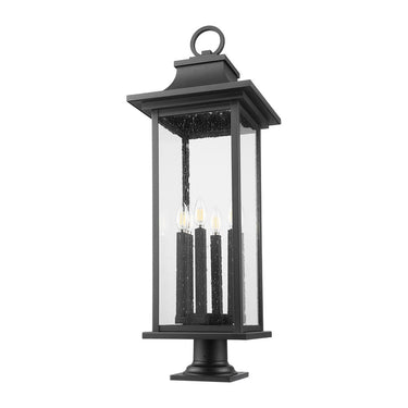Z-Lite 36.75" High Tiberius 6 Light Outdoor Pier Mounted Fixture image 4