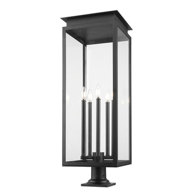 Z-Lite 37" High Nova 5 Light Outdoor Pier Mounted Fixture image 1