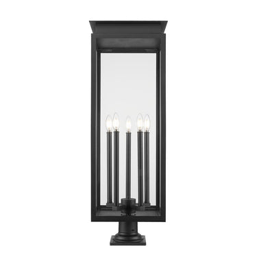 Z-Lite 37" High Nova 5 Light Outdoor Pier Mounted Fixture image 2