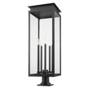 Z-Lite 37" High Nova 5 Light Outdoor Pier Mounted Fixture image 4