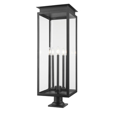 Z-Lite 37" High Nova 5 Light Outdoor Pier Mounted Fixture image