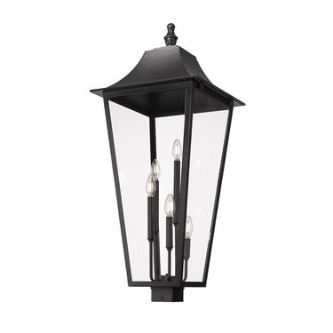 Z-Lite 38.75" High Gannon 5 Light Outdoor Post Mount Fixture image 1