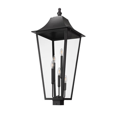 Z-Lite 38.75" High Gannon 5 Light Outdoor Post Mount Fixture image 4
