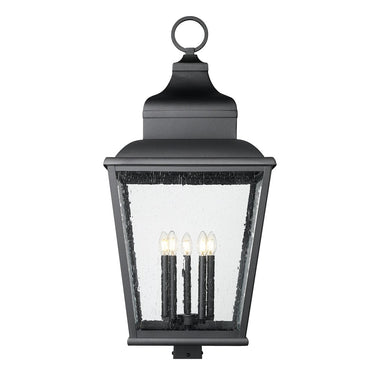 Z-Lite 39.5" High Raphael 5 Light Outdoor Post Mount Fixture image 1
