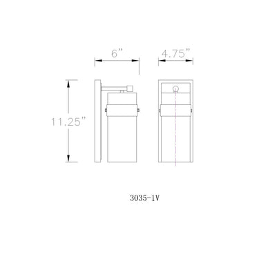Z-Lite 4.75" Fontaine 1 Light Wall Sconce image 28