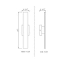 Z-Lite 4.75" Stylet Acrylic 2 Light Outdoor Wall image 7