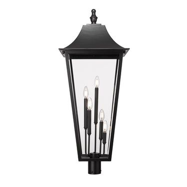 Z-Lite 40.25" High Gannon 5 Light Outdoor Post Mount Fixture image 2