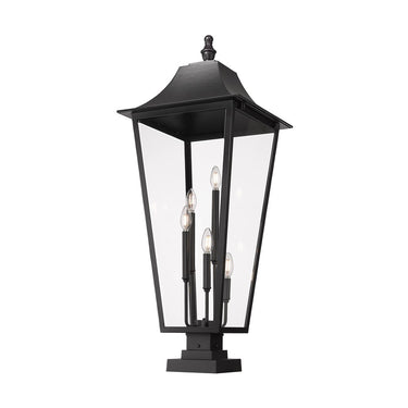 Z-Lite 41.25" High Gannon 5 Light Outdoor Pier Mounted Fixture image 1