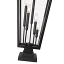 Z-Lite 41.25" High Gannon 5 Light Outdoor Pier Mounted Fixture image 3