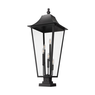 Z-Lite 41.25" High Gannon 5 Light Outdoor Pier Mounted Fixture image 4