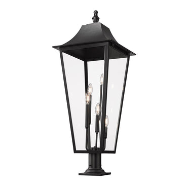 Z-Lite 42.25" High Gannon 5 Light Outdoor Pier Mounted Fixture image 1