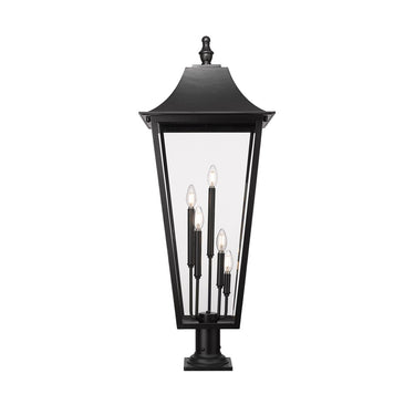 Z-Lite 42.25" High Gannon 5 Light Outdoor Pier Mounted Fixture image 2
