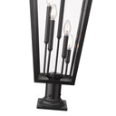 Z-Lite 42.25" High Gannon 5 Light Outdoor Pier Mounted Fixture image 3