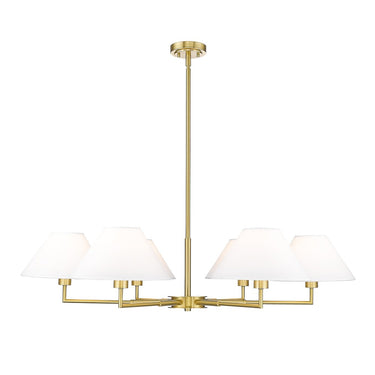 Z-Lite 44" Leila 6 Light Chandelier image 1