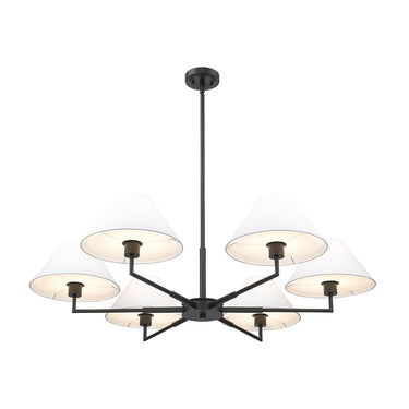Z-Lite 44" Leila 6 Light Chandelier image 8