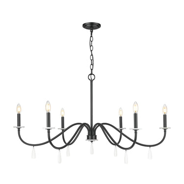 Z-Lite 45" Toussant 6 Light Chandelier image 1