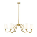 Z-Lite 46.25" Gianna 6 Light Chandelier image 1