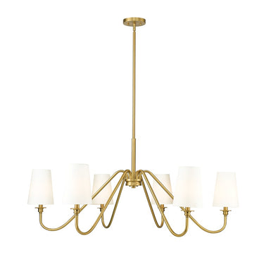 Z-Lite 46.25" Gianna 6 Light Chandelier image 1