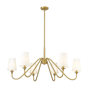 Z-Lite 46.25" Gianna 6 Light Chandelier image 3