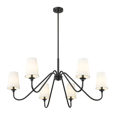 Z-Lite 46.25" Gianna 6 Light Chandelier image 4