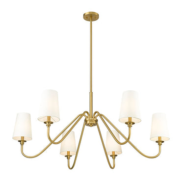 Z-Lite 46.25" Gianna 6 Light Chandelier image 5