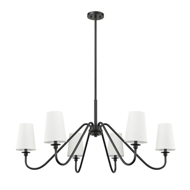 Z-Lite 46.25" Gianna 6 Light Chandelier image 8