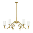 Z-Lite 46.25" Gianna 6 Light Chandelier image 9