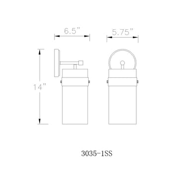 Z-Lite 5.5" Fontaine 1 Light Wall Sconce image 28