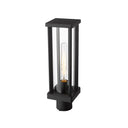 Z-Lite 5.5" Glenwood Glass 1 Light Outdoor Post Mount Fixture image 2