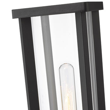 Z-Lite 5.5" Glenwood Glass 1 Light Outdoor Post Mount Fixture image 3