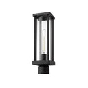 Z-Lite 5.5" Glenwood Glass 1 Light Outdoor Post Mount Fixture image 4