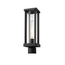 Z-Lite 5.5" Glenwood Glass 1 Light Outdoor Post Mount Fixture image