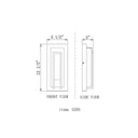 Z-Lite 5.5" Keaton 1 Light Outdoor Wall image 7