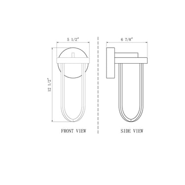 Z-Lite 5.5" Leland 1 Light Outdoor Wall image 7