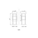 Z-Lite 5.75" Luca 2 Light Outdoor Wall image 7