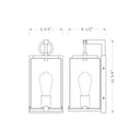 Z-Lite 5.75" Sana 1 Light Outdoor Wall image 7