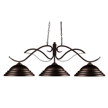 Z-Lite 54.75" Long Phoenix 3 Light Billiard Light image