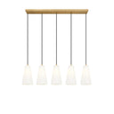 Z-Lite 6" Farrell 5 Light Linear Chandelier image 5
