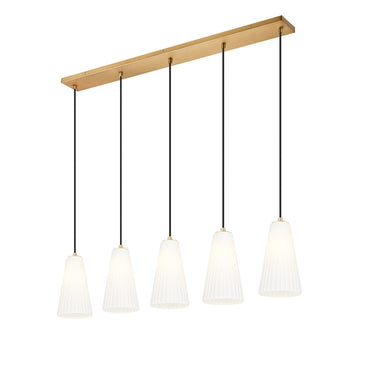 Z-Lite 6" Farrell 5 Light Linear Chandelier image 8