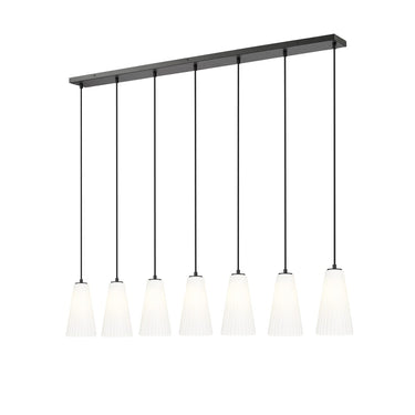 Z-Lite 6" Farrell 7 Light Linear Chandelier image 1