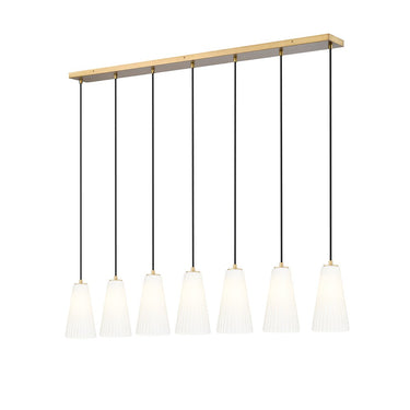 Z-Lite 6" Farrell 7 Light Linear Chandelier image 2