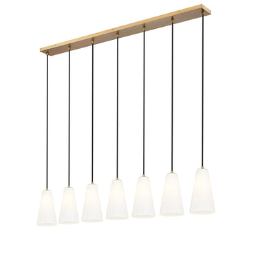 Z-Lite 6" Farrell 7 Light Linear Chandelier image 8