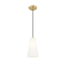 Z-Lite 6" Farrell Glass 1 Light Pendant image 1