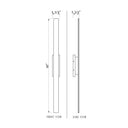 Z-Lite 60" High Stylet 4 Light Outdoor Wall image 7