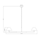 Z-Lite 62" Long Leila 2 Light Chandelier image 21