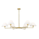 Z-Lite 63" Leila 6 Light Chandelier image 4