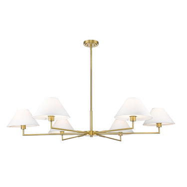 Z-Lite 63" Leila 6 Light Chandelier image 4