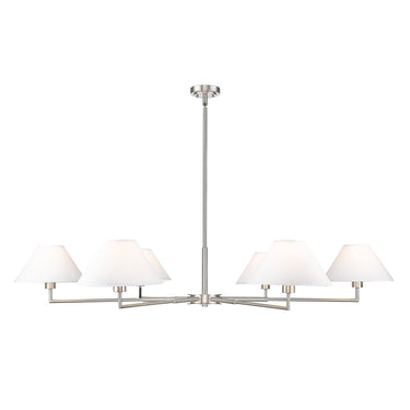 Z-Lite 63" Leila 6 Light Chandelier image