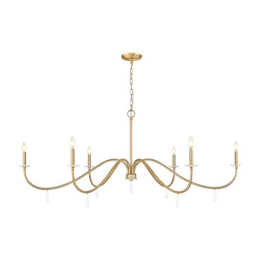 Z-Lite 63" Toussant 6 Light Chandelier image 2